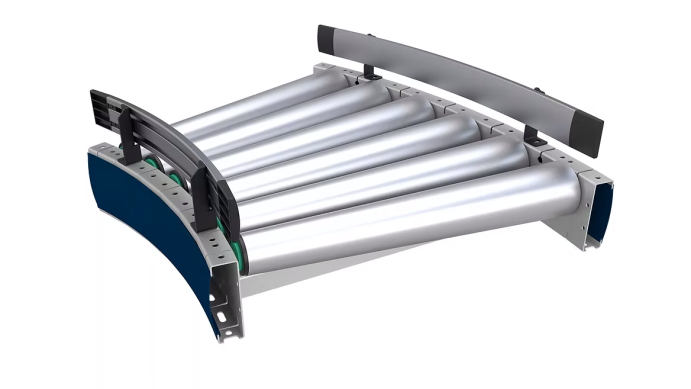 نقاله قوس گرانشی 30 درجه بخشی از نوار نقاله است که برای تغییر جهت حرکت اجسام در مسیر حمل طراحی شده است. این بخش میتواند بهصورت افقی یا زاویهدار نصب شود. در حالت زاویهدار، اجسام با کمک نیروی گرانش حرکت کرده و سرعت آنها با توجه به درجه شیب افزایش مییابد.